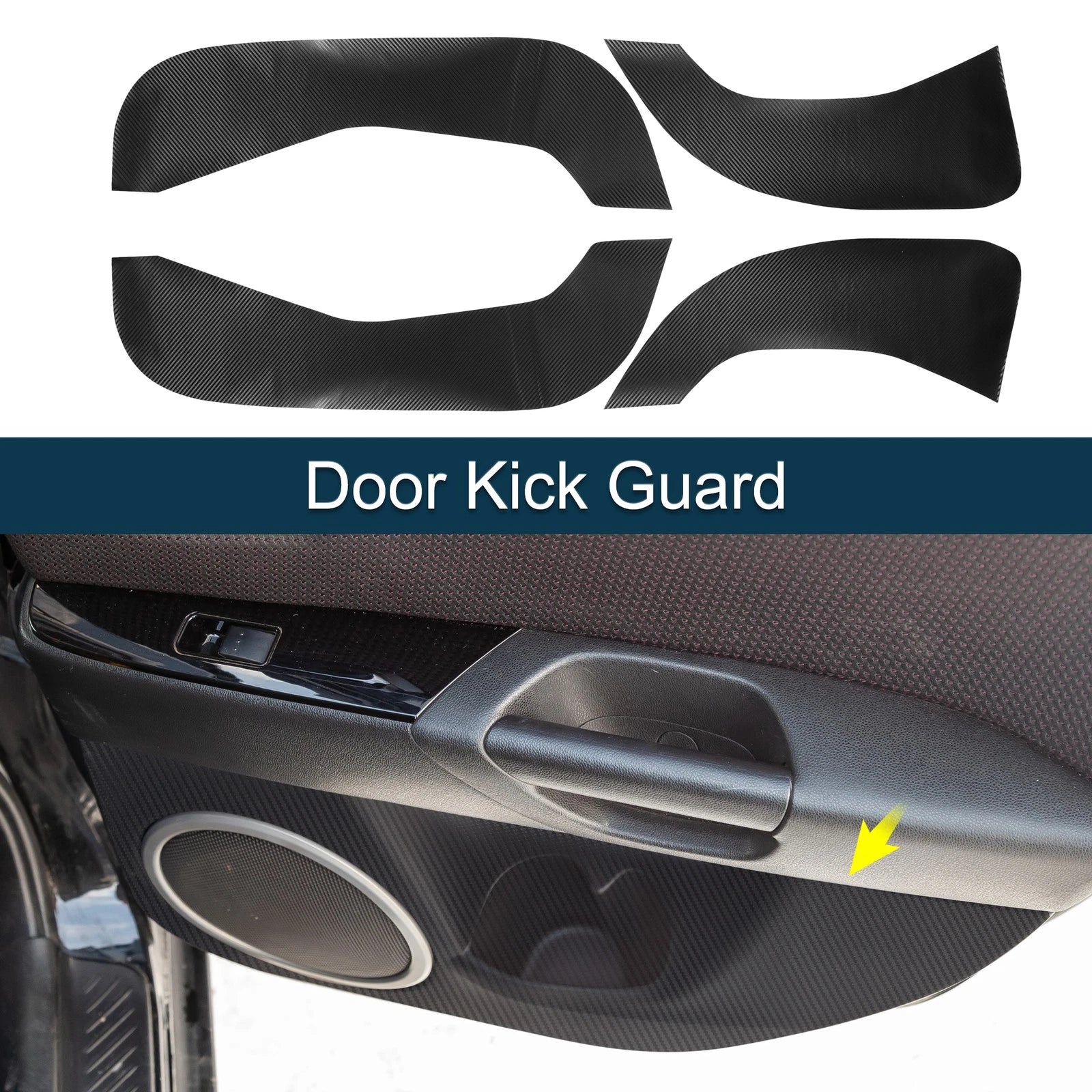 Door Kick Guard Set for Mazda 3 Axela 2020–2021 Front Rear Side