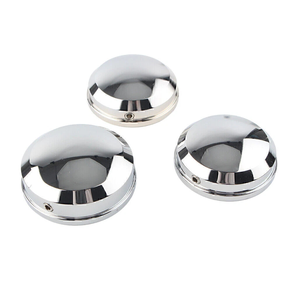 Chrome Upper Fork Stem Nut Cover Trim for Harley FLS FLSS FLSTF FLSTFB (1990–2017)