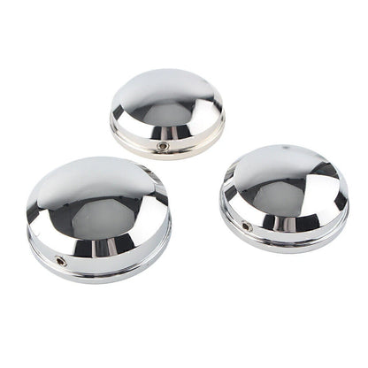 Chrome Upper Fork Stem Nut Cover Trim for Harley FLS FLSS FLSTF FLSTFB (1990–2017)