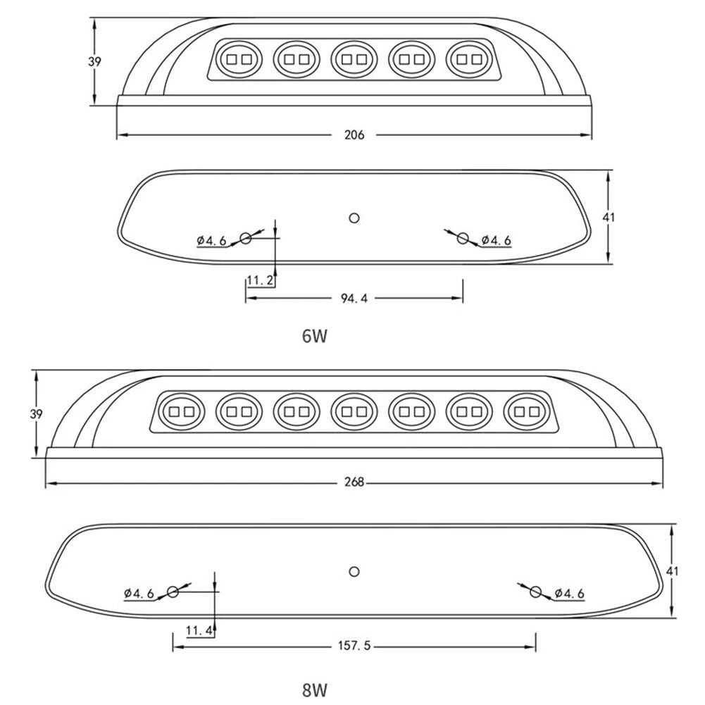 LED Exterior Light for RV (12V/24V)
