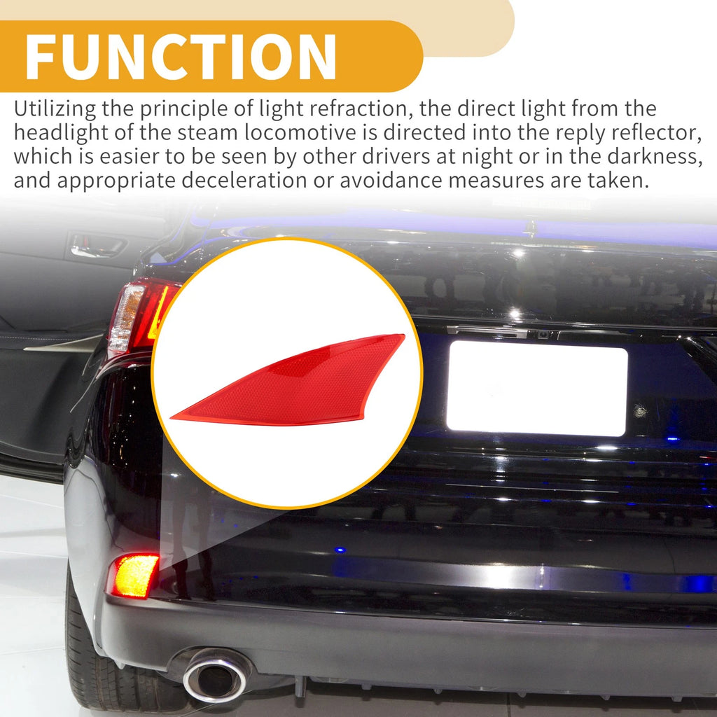 Rear Left Bumper Reflector Replacement for Lexus IS350 (2014–2021)