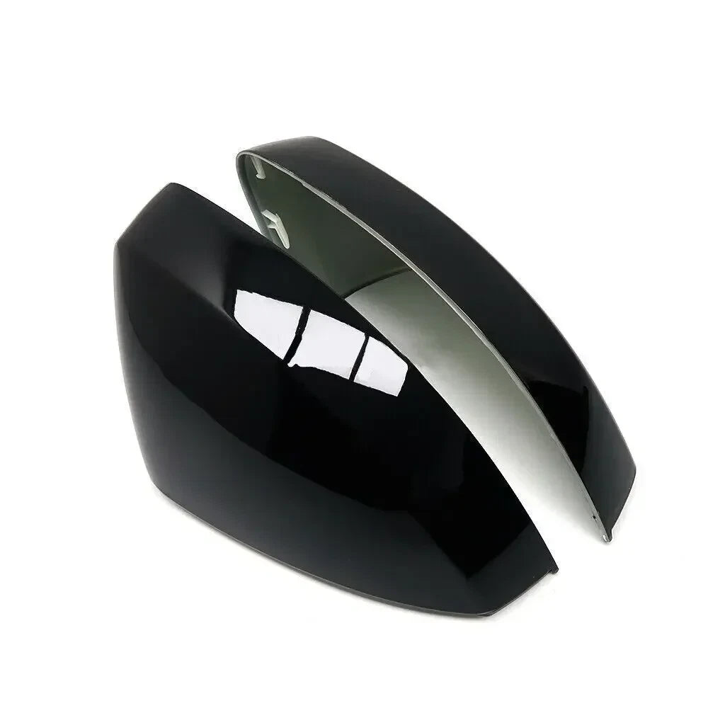 Gloss Black Side Mirror Cap Covers for Audi A3/S3 8V (2015–2021)