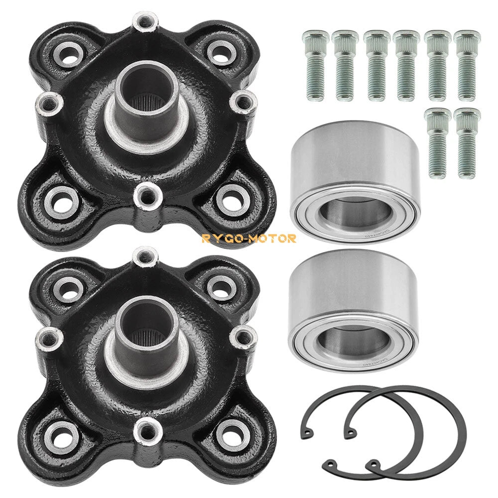 2X Rear Wheel Hub & Bearing Kit for Polaris Ranger XP 900/Crew XP 900 (2013–2019)