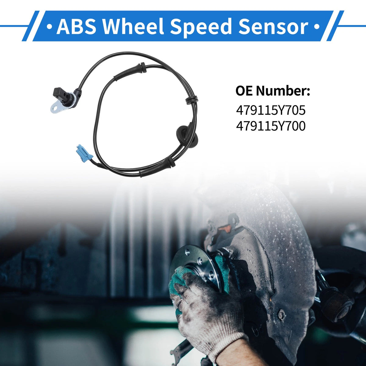 ABS Wheel Speed Sensor for Nissan Maxima (2000–2003) No. 479115Y705/479115Y700