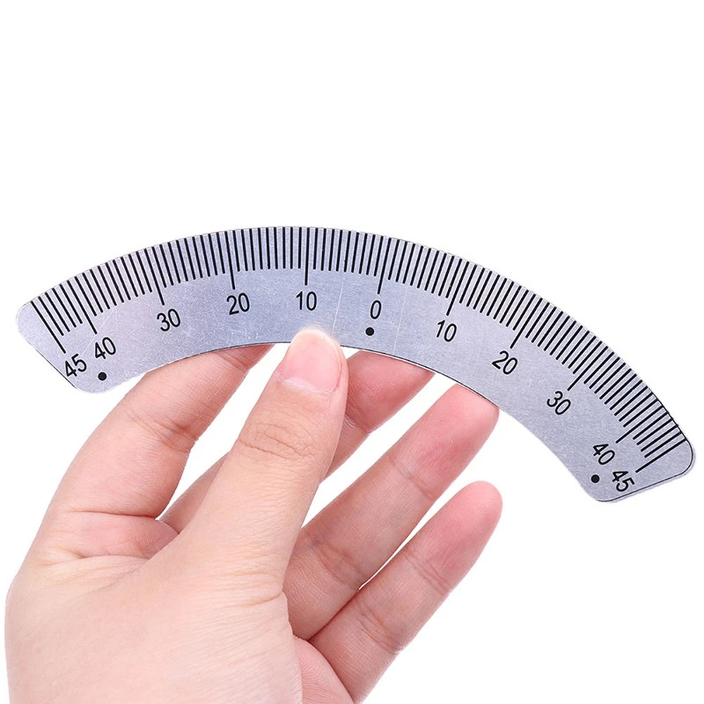 B159 Milling Machine Feed Scale with ABS Metal Ruler 45 Degree Angle