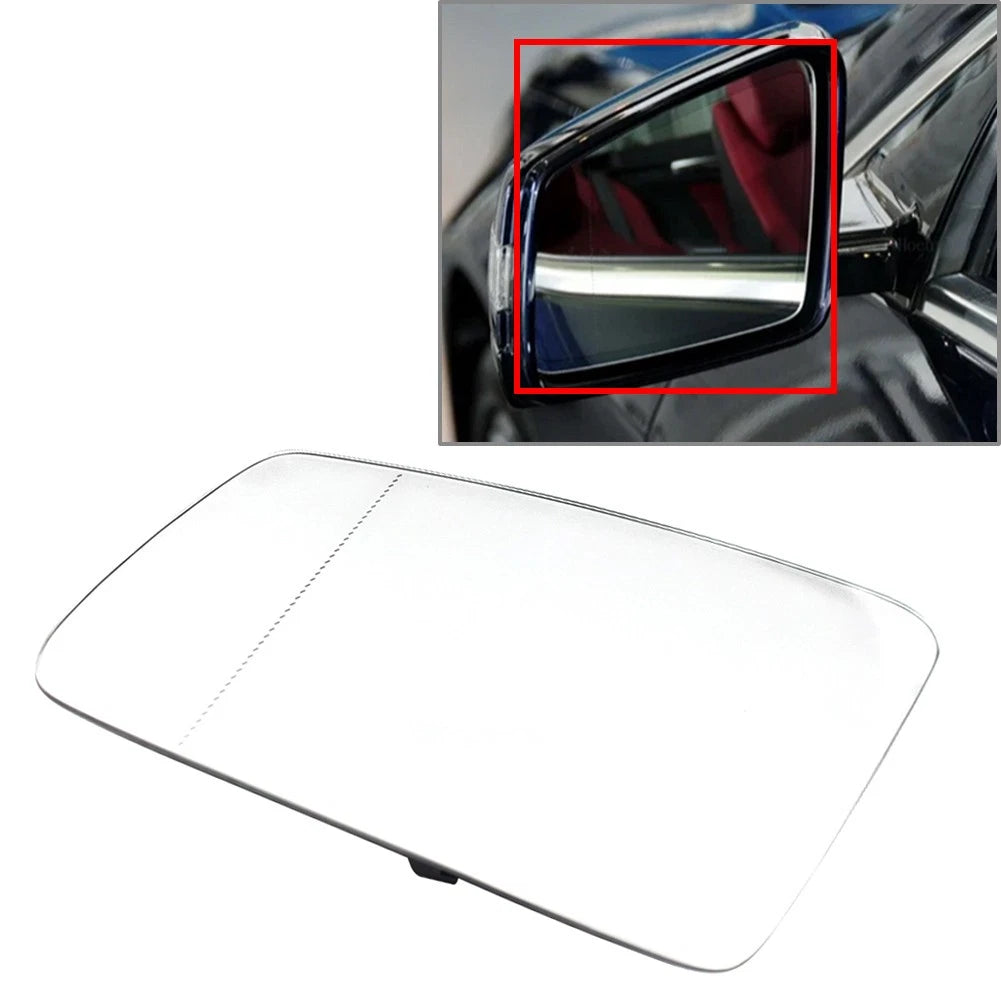 Rearview Mirror Glass For Mercedes Benz C E S GLK CL CLS Class W204 W212 W221