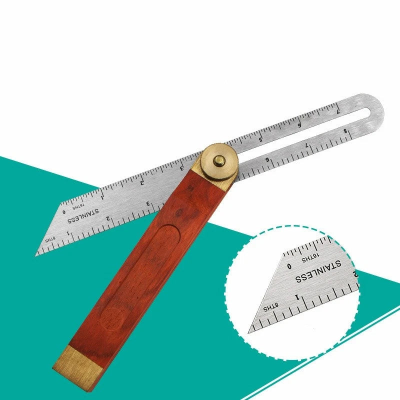 Movable Angle T Bevel Ruler for Woodworking Measurement Tool