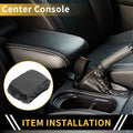 Armrest Cover Replacement for Chevrolet (Microfiber Leather) Black (2016–2024)