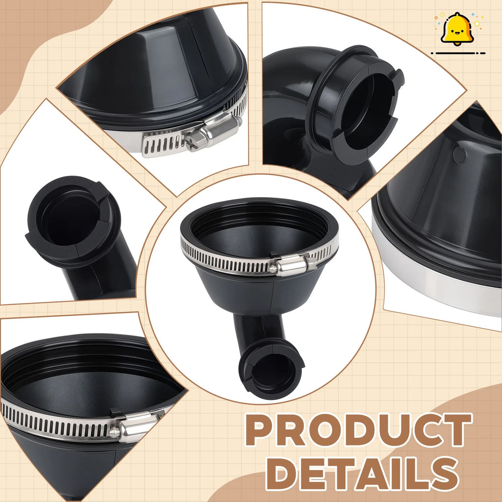 Intake Boot for Suzuki LT80 (1987–2006) - Rubber Carb Air Cleaner