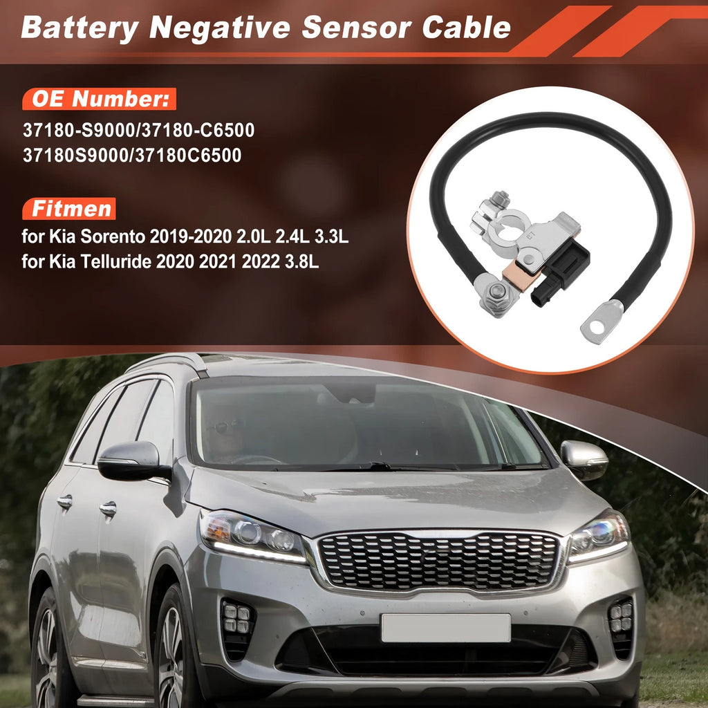 Battery Negative Sensor Cable Ground Wire Terminal Connector for Kia Sorento (2011–2020)