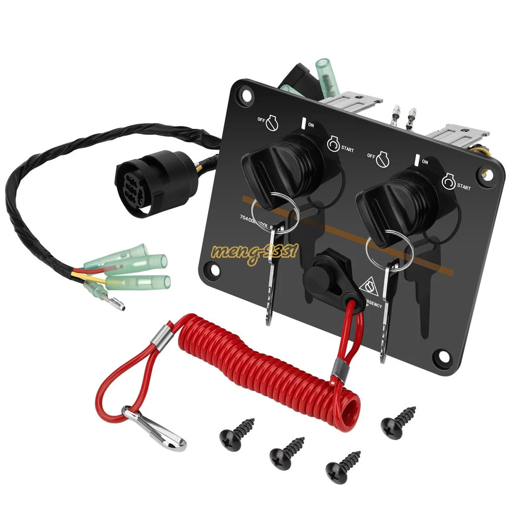 Dual Engine Key Switch Panel for Yamaha (6K1-82570-08-00)