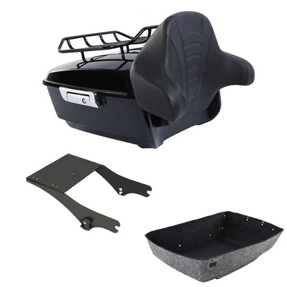 2X Trunk Backrest Rack for Harley Touring Electra Glide (1997–2008)
