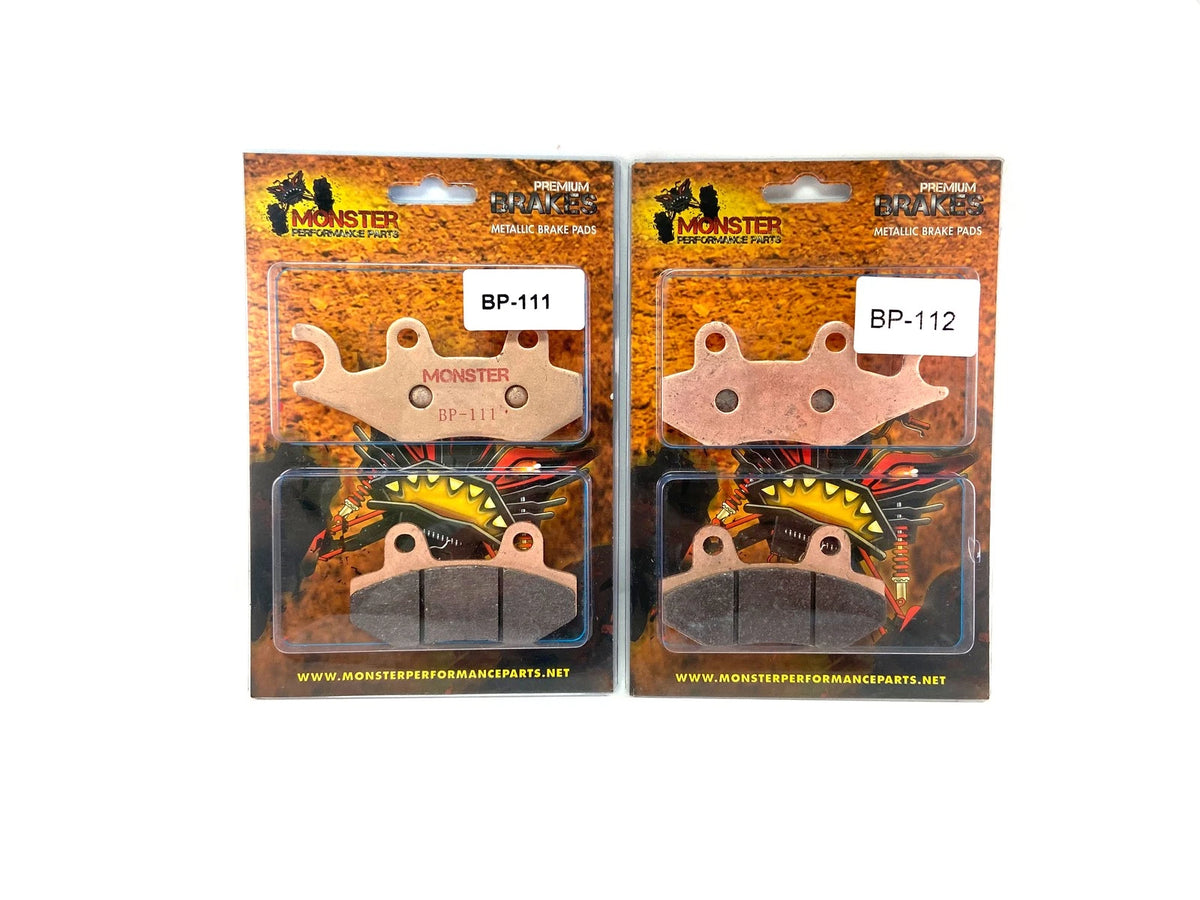 Front Brake Pad Set for Suzuki Quadrunner Quadmaster 450 (2000–2002)