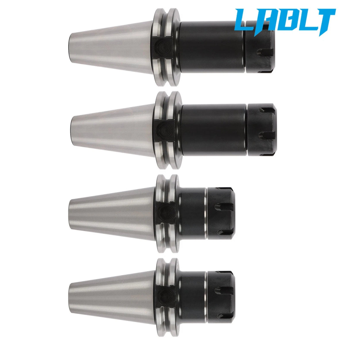 Set of 4 CAT40-ER25 Collet Chucks Tool Holder 0.0001 Runout