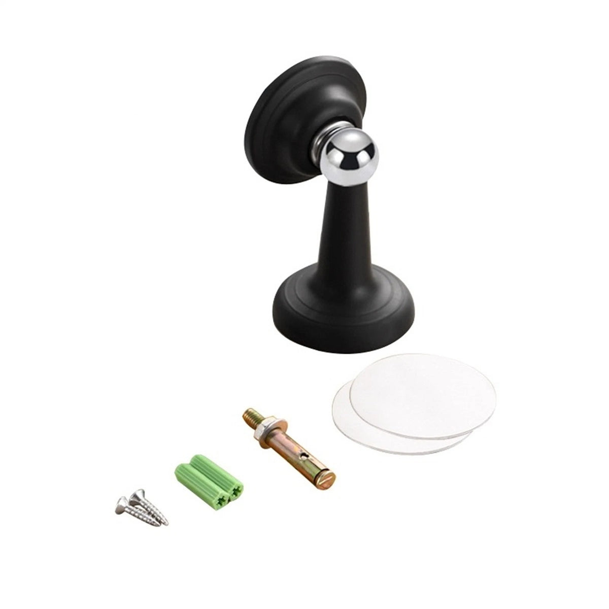 Set of 4 ABS Silicone Magnetic Door Stopper Kit for Universal Use