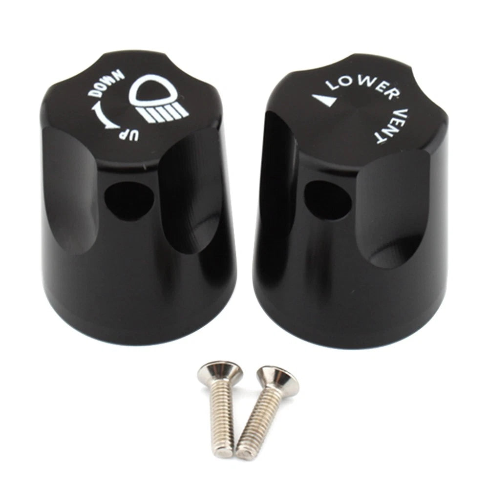 Headlight Up/Down Adjustment Knob for Honda GL1500 Goldwing (1988–2000) Black