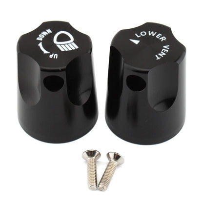 Headlight Up/Down Adjustment Knob for Honda GL1500 Goldwing (1988–2000) Black
