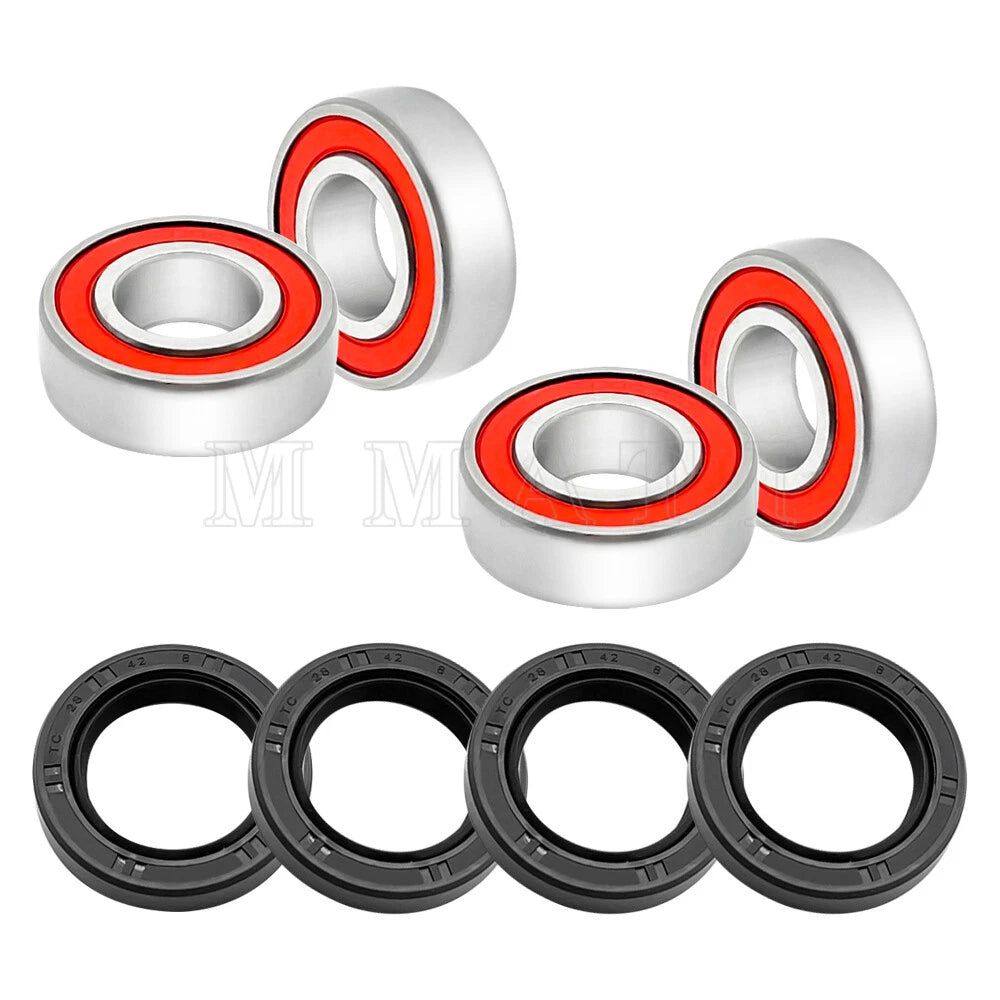 Front Wheel Hub Bearings Seals Kit for Honda Recon 250 TRX250TM/TE (1997–2018)