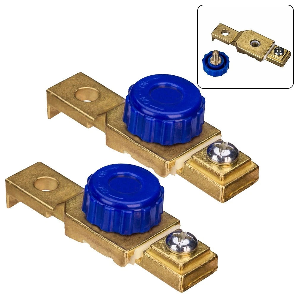 2X Battery Master Disconnect Isolator Cut Off Switch for Car Motorcycle