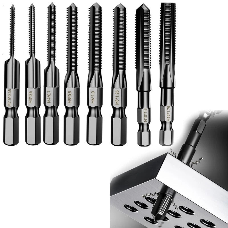 Metric Tap Drill Bit with Hex Shank HSS for Various Threads