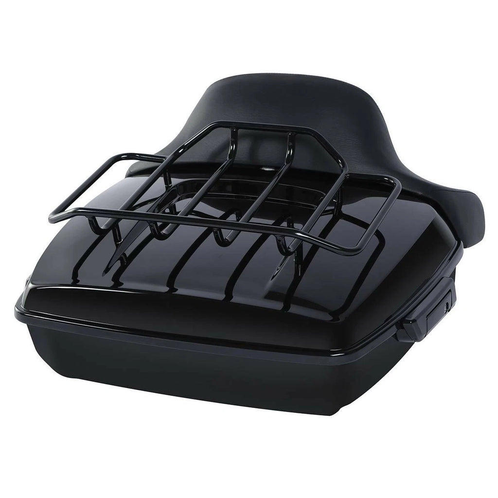 Chopped Trunk Backrest Pad Mount Rack for Harley Road Glide (2014–2026)