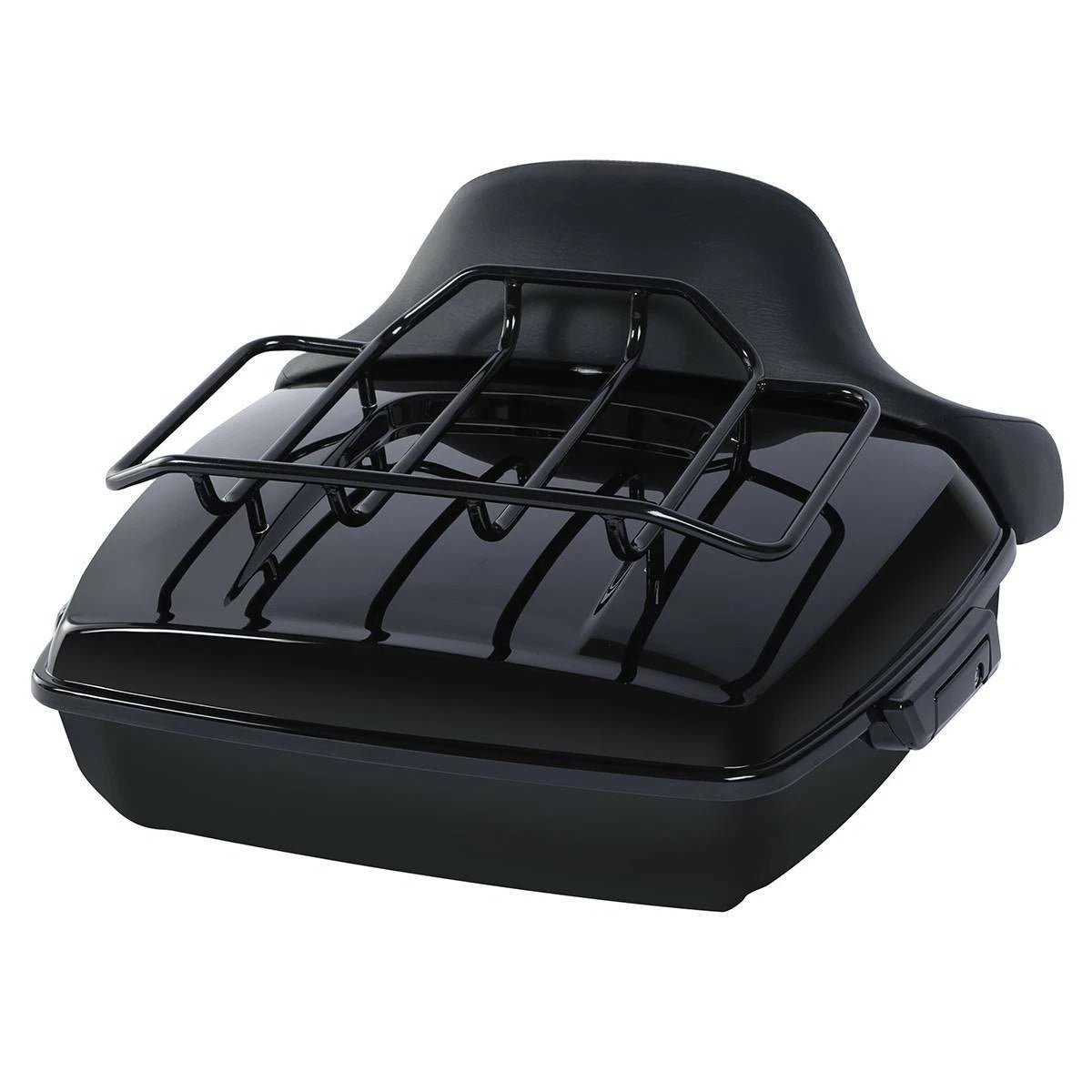 Chopped Trunk Backrest Pad Mount Rack for Harley Road Glide (2014–2026)