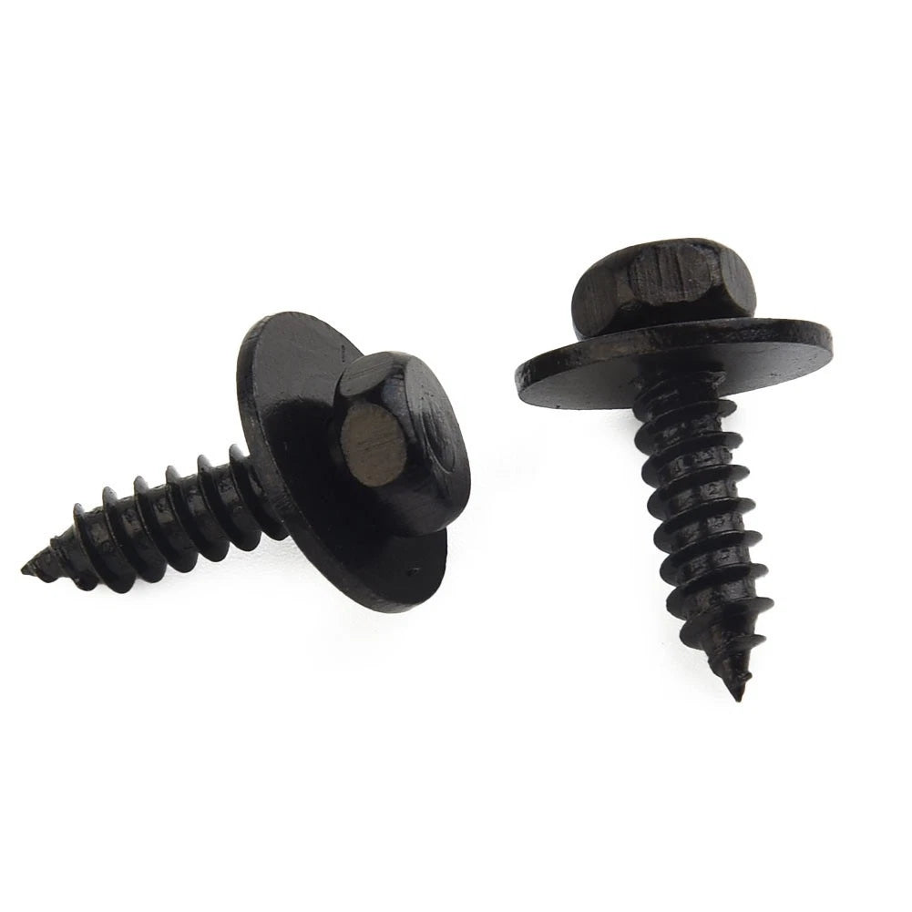 Self-Tapping Screws for Automotive Black Hex Washer Head (Universal)