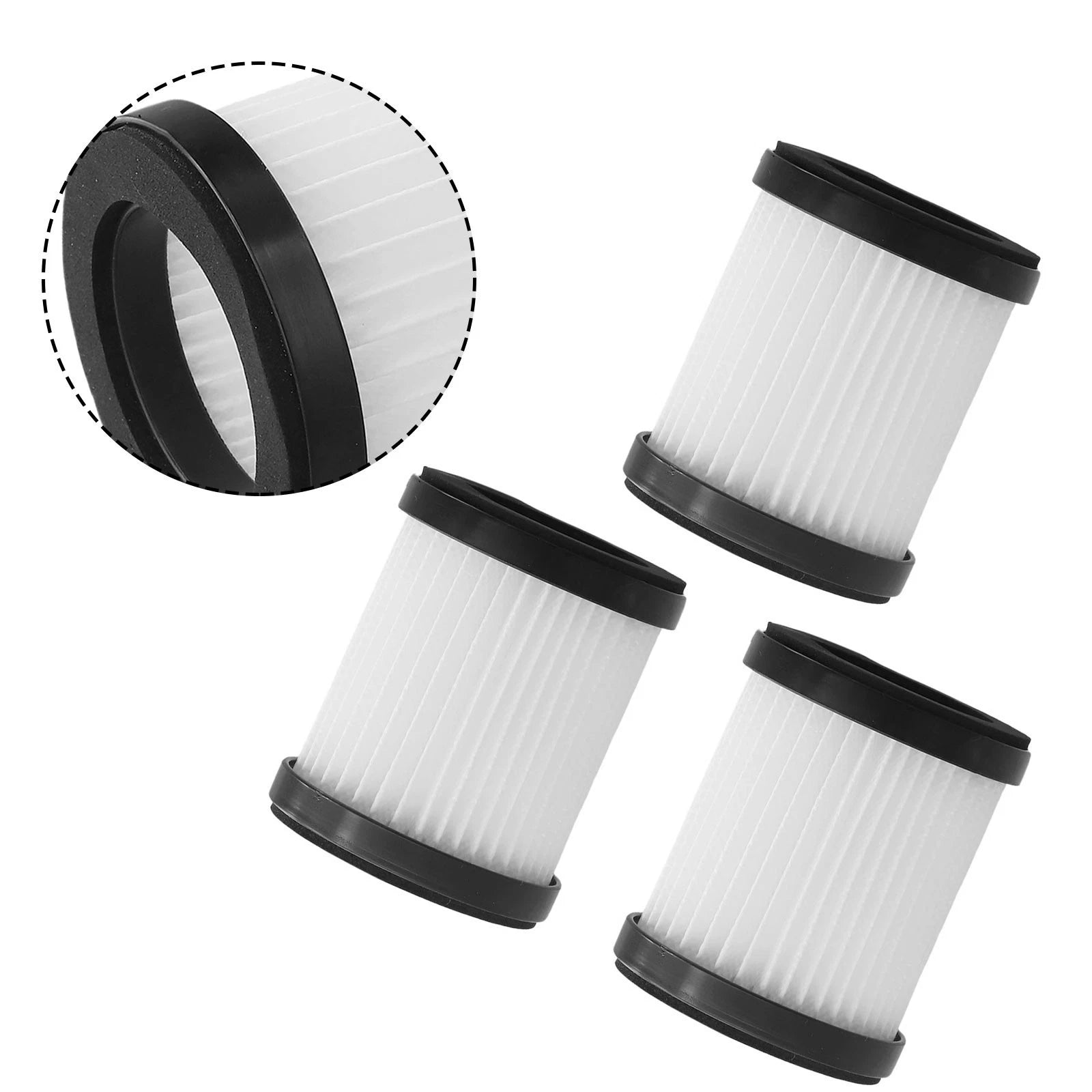 3pcs Dust Collection Filter for H50 Wireless Cleaner