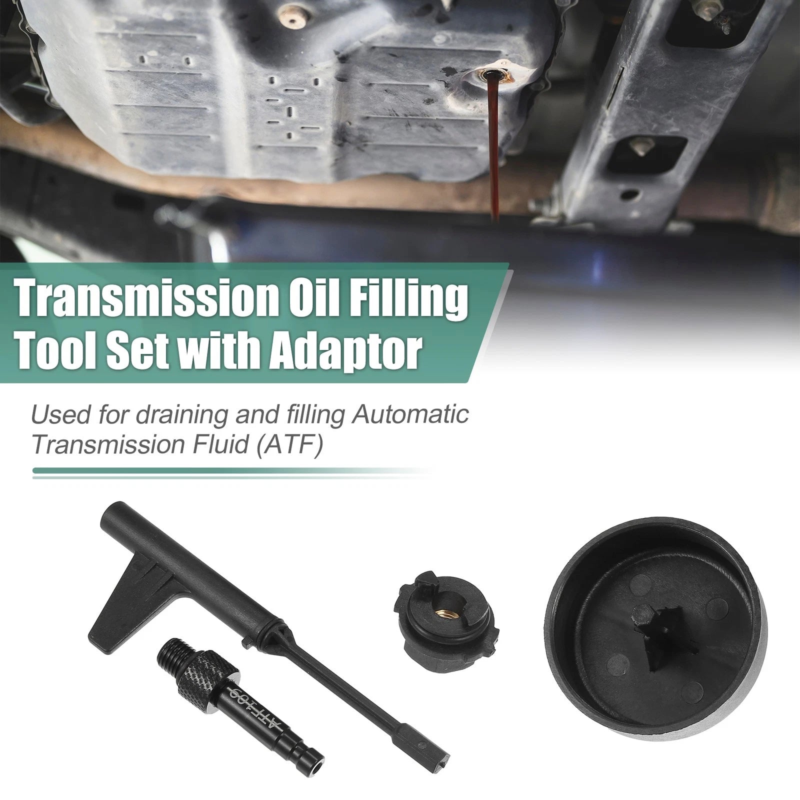 4Pcs Transmission Oil Drain Tool Adapter Replacement for Mercedes (2015–)