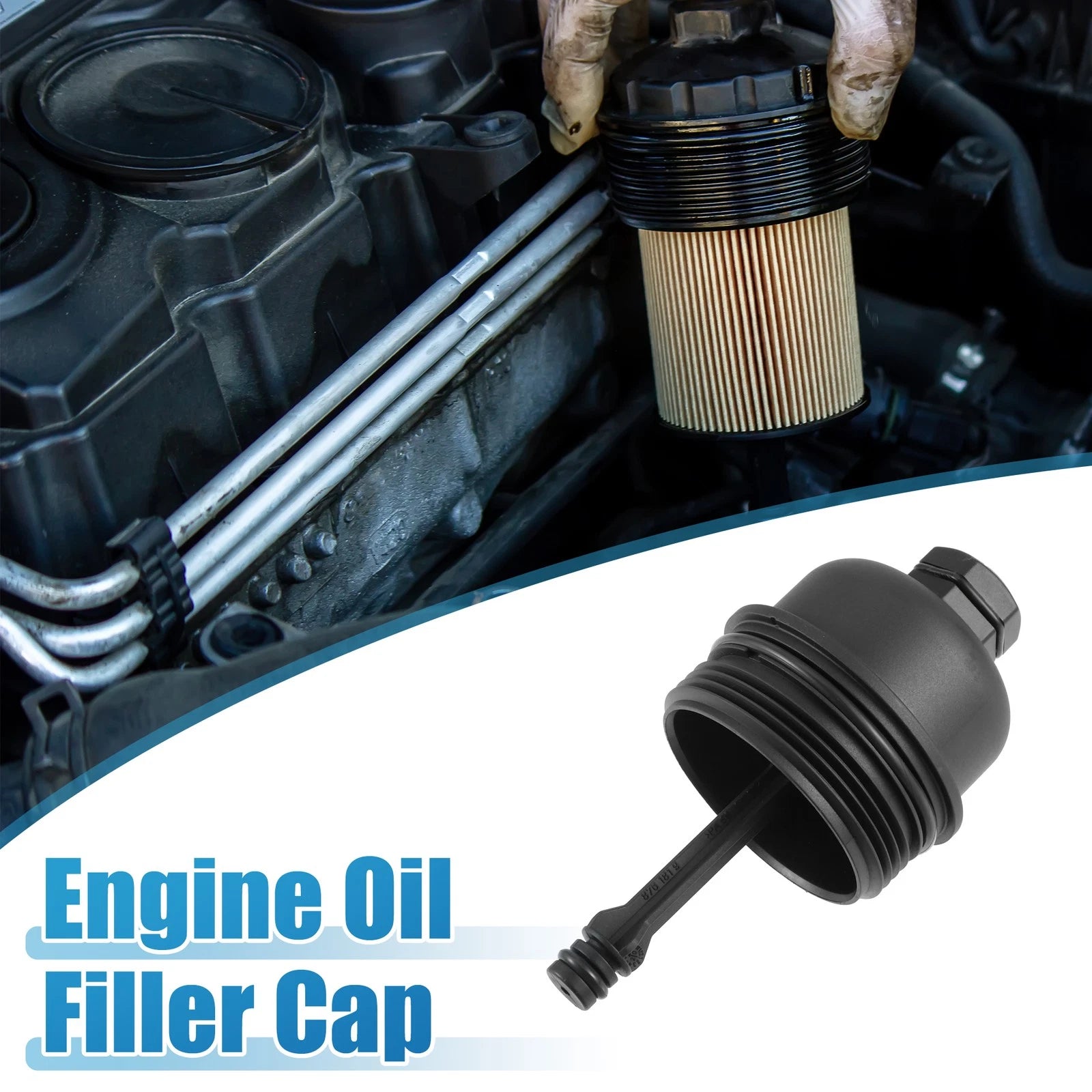 Engine Oil Filter Housing Cap Replacement for Mercedes A190 W168 (1997–2004)