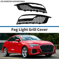 Fog Light Grille Pair Front Left Right Replacement for Audi A3 (2013–2016)