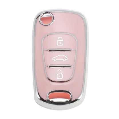 Car Key Case Replacement for Hyundai i10 i20 i30 i35 i40 ix20 ix25 ix30 (2010–2018)