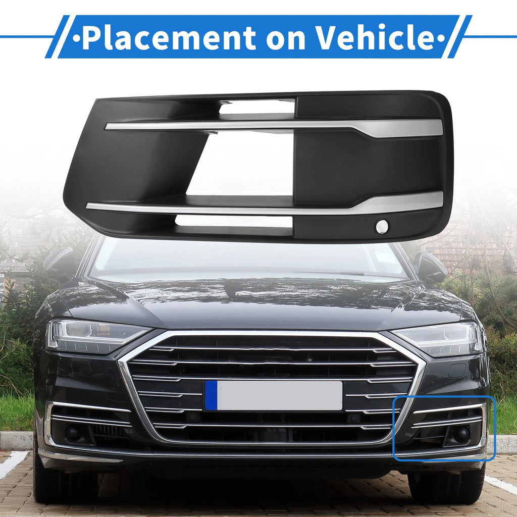 Front Left Fog Light Grille Replacement for Audi Q7 (2016–2020)
