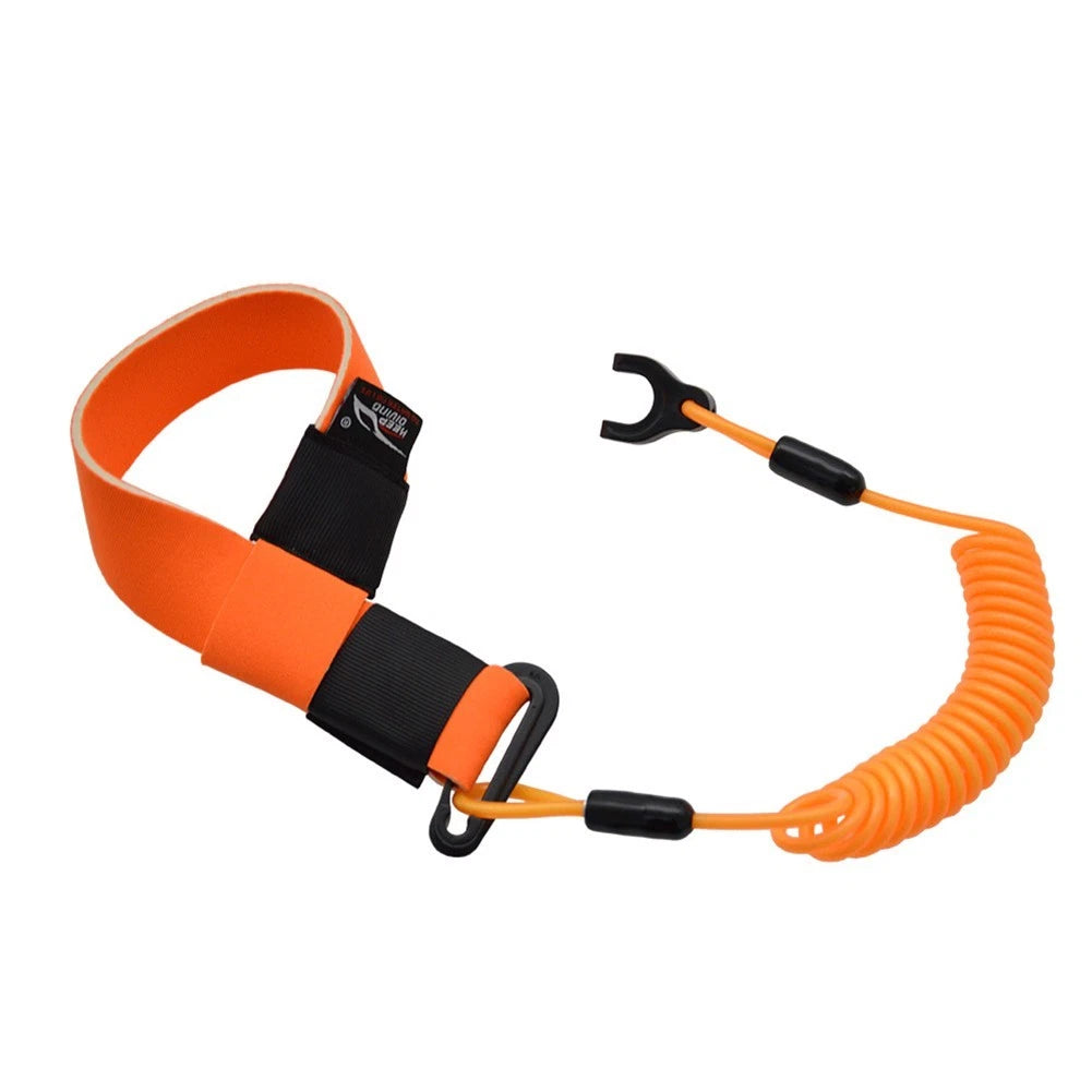 Kill Switch Safety Tether Lanyard for Jet Ski Motor with Carabiner