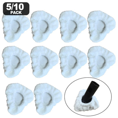 Pack of 5 Microfiber Bonnets for Dupray Steam Cleaner