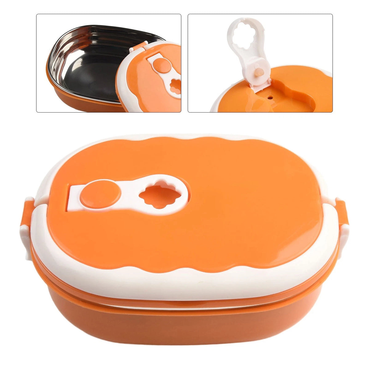 Insulated Lunch Box Travel Warmer Case Container for School Supplies