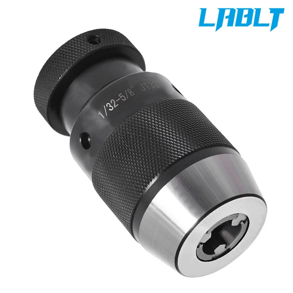 Drill Press Chuck for LABLT (1/32"-5/8", Keyless, JT33 Mount)