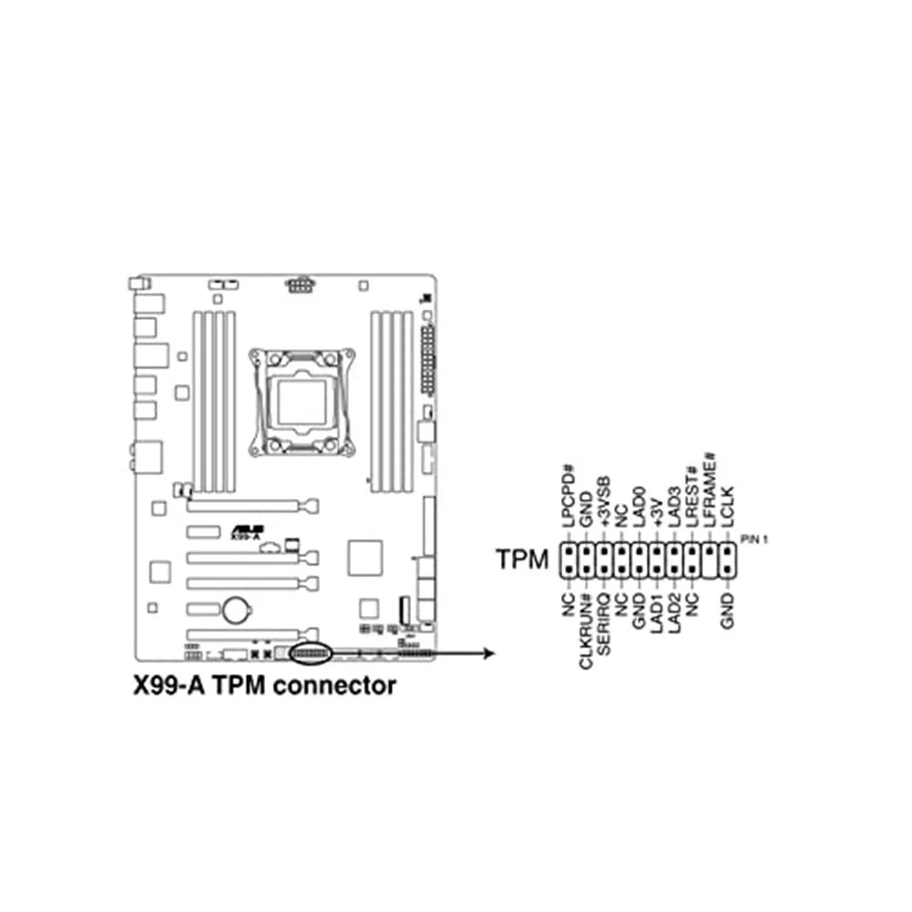 TPM Module for GA Compatible Systems (Win11 Compatible)