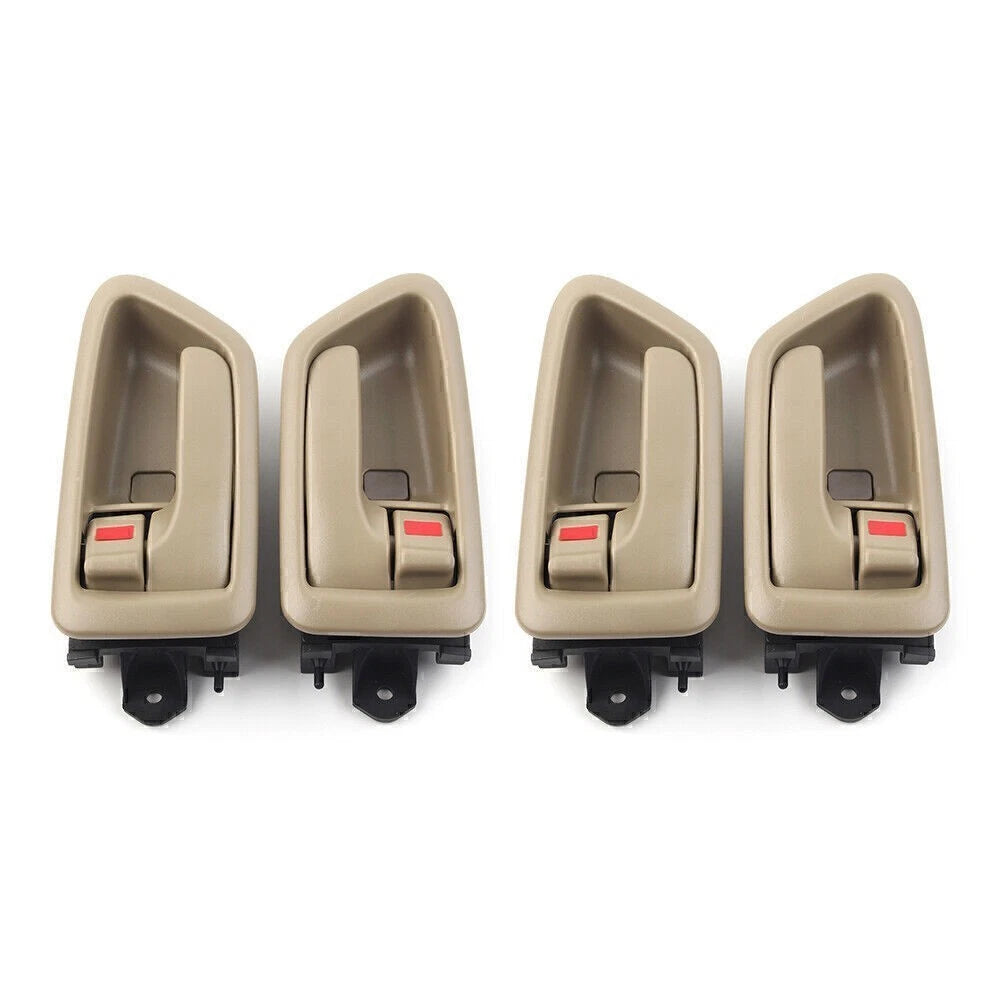 4X Interior Door Handle Beige for Toyota Camry (1997–2001)