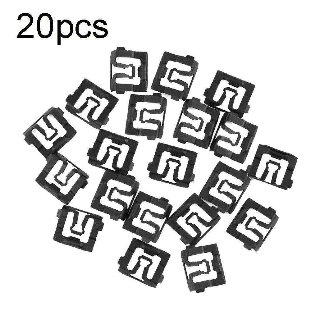 20PCS Rear Glass Molding Trim Clips for Ford (C5ZZ6543413B, 6493)