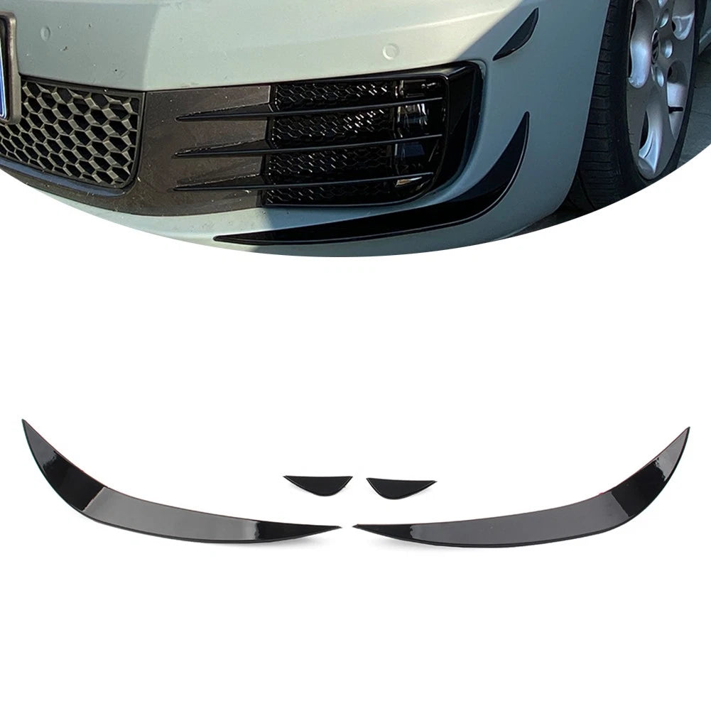 Front Bumper Side Canards Air Vent Trim for VW Golf 6 MK6 GTD (2008–2013)