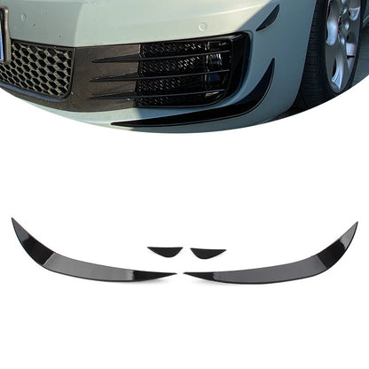 Front Bumper Side Canards Air Vent Trim for VW Golf 6 MK6 GTD (2008–2013)