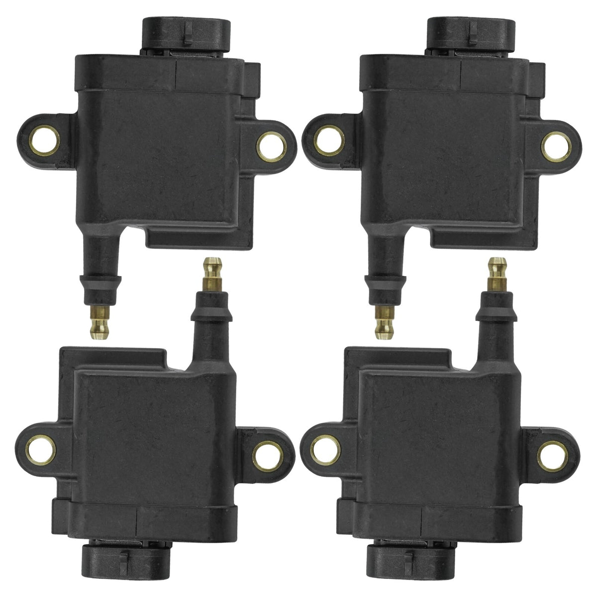 4-Pack Ignition Coils Replacement for Mercury Outboard 40 50 60 EFI 4Cyl (2005–2015)