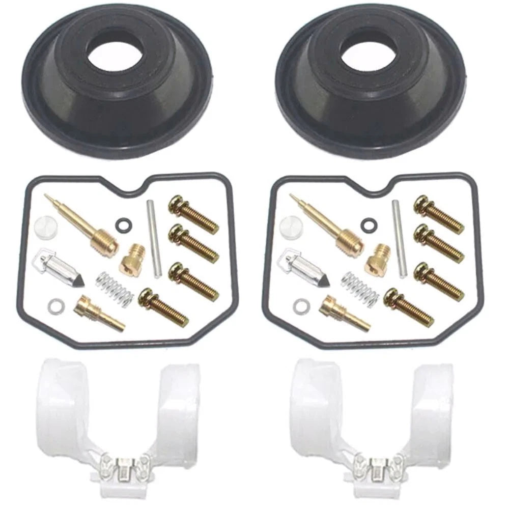 2X Carburetor Carb Kit Diaphragm Plunger for Kawasaki EN500 (1996–2009)