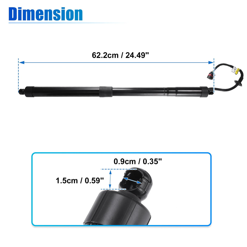 Tailgate Lift Support Pair Rear Power Replacement for Hyundai Santa Fe (2019–2024)