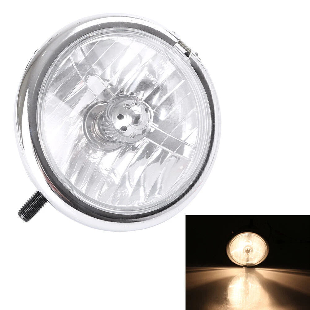 Moto Front Light Headlamp Assembly For Harley Sportster 883 Head Amber Light