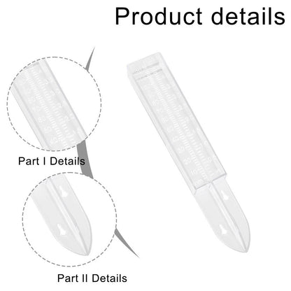 Portable Garden Rain Gauge with Dual Scale (Inch & Millimeter)