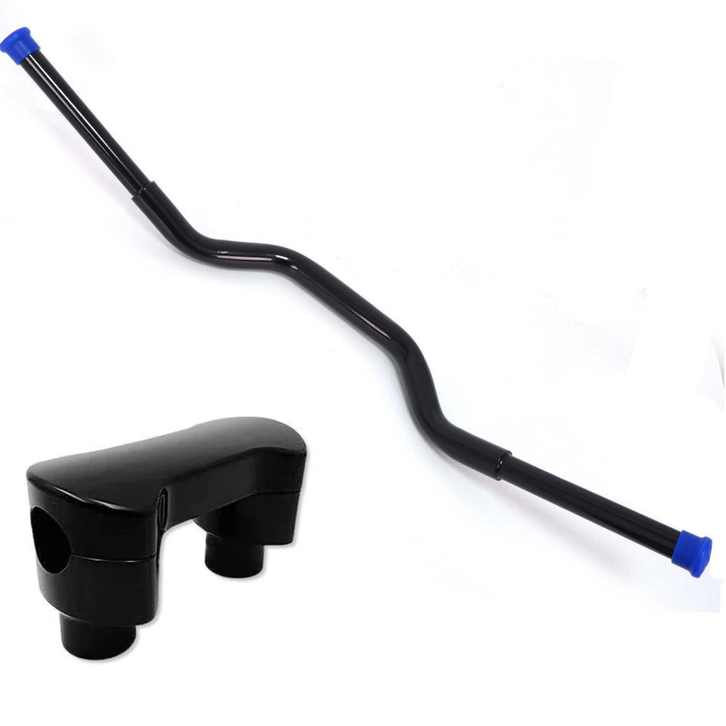 1" Handlebar w/ 2" Riser for Harley Softail Sportster Dyna (1996–2018)