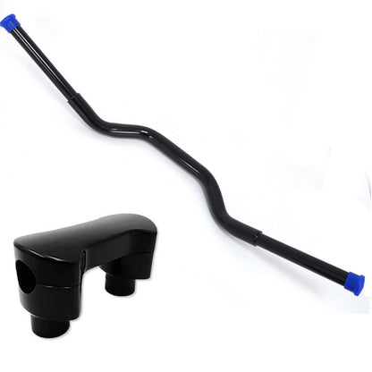 1" Handlebar w/ 2" Riser for Harley Softail Sportster Dyna (1996–2018)