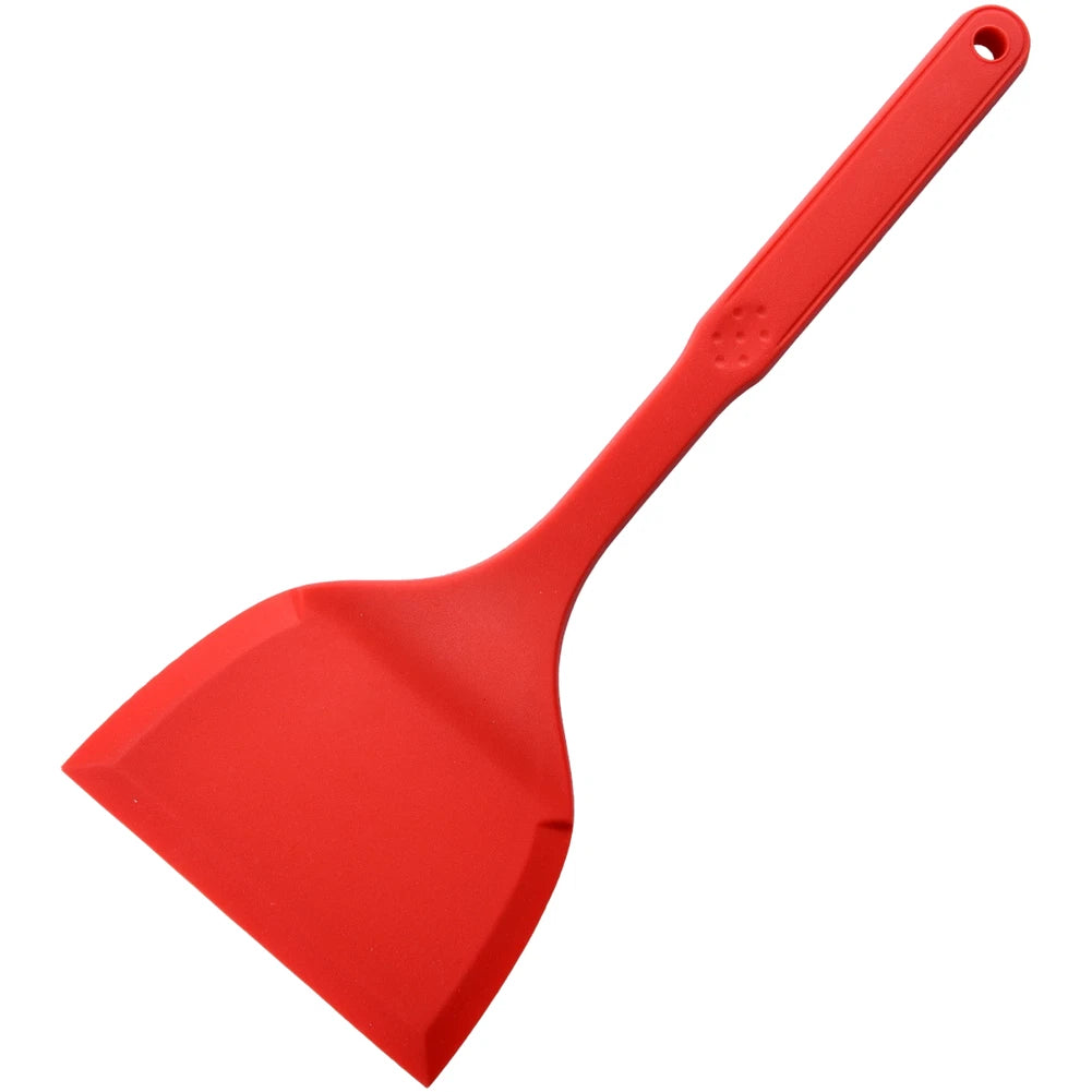 Silicone Frying Spatula for Tamagoyaki (30cm Handle)
